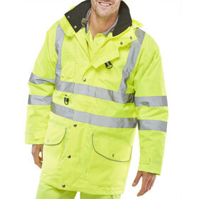 Beeswift Hi-Vis Elsener 7 In 1 Jacket