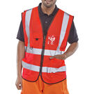 Beeswift Hi-Vis Executive Red Vest