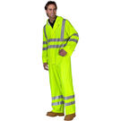 Beeswift Hi-Vis PU Yellow Coverall