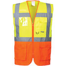 Portwest Prague Hi-Vis Executive Vest Yellow/Orange