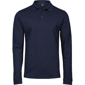 Tee Jays Men's Luxury Long Sleeve Stretch Polo